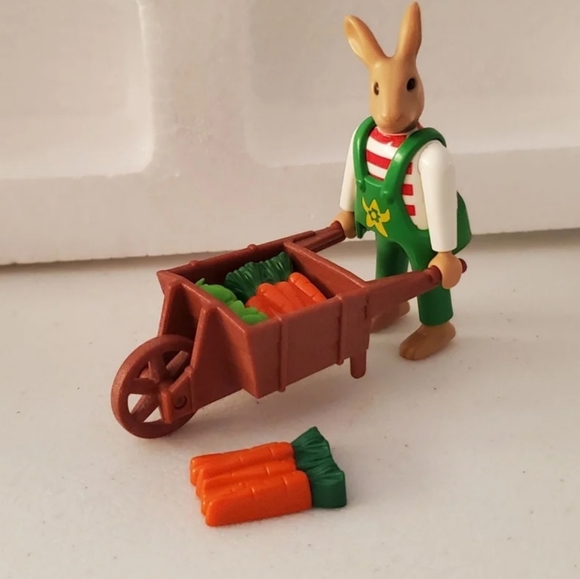 Vintage Playmobil Sets Rabbits Hedgehogs BlueBirds RARE L👀K 🐇🐦🐾 3 Sets - Picture 3 of 12
